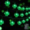 1 Pack St. Patricks Day Shamrocks Lights, 50 LED Outdoor Decorative String Lights, Battery Operated Lucky Clover Light, 8 Lighting Modes & Timer, Waterproof for Party Garden Home Decor